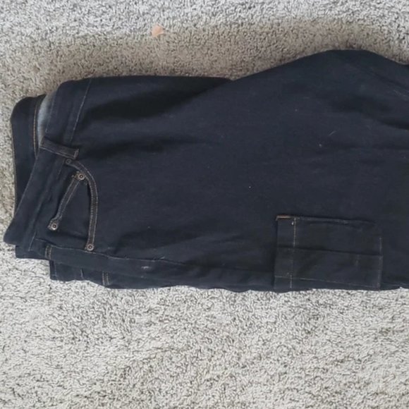 LL Bean Classic Fit dark wash jeans size 20 reg - Picture 2 of 4